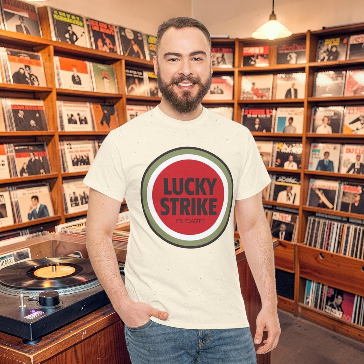Vintage Lucky Strike T-shirt: Retro Graphic Unisex Tee - Etsy