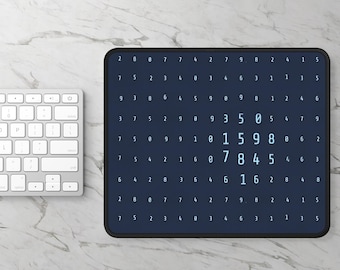 Lumon Severance Scary Numbers Mouse Pad
