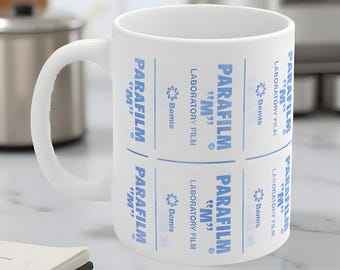 Parafilm Coffee Mug: Biology Scientist Gift