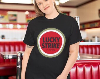Vintage Lucky Strike T-shirt: Retro Graphic Unisex Tee - Etsy