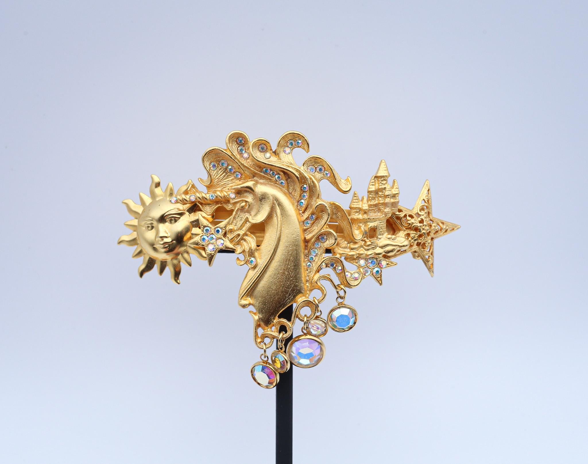 Genuine made in France, Kirk’s Folly Rope design Barrette. Kirks Folly Barrette - Etsy main image 4