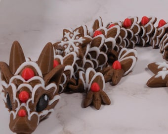 Dragón de galleta de jengibre bebé coleccionable