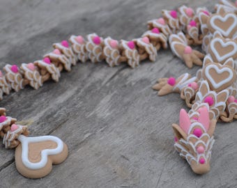 Limited Heart Cookie Dragon Collectible