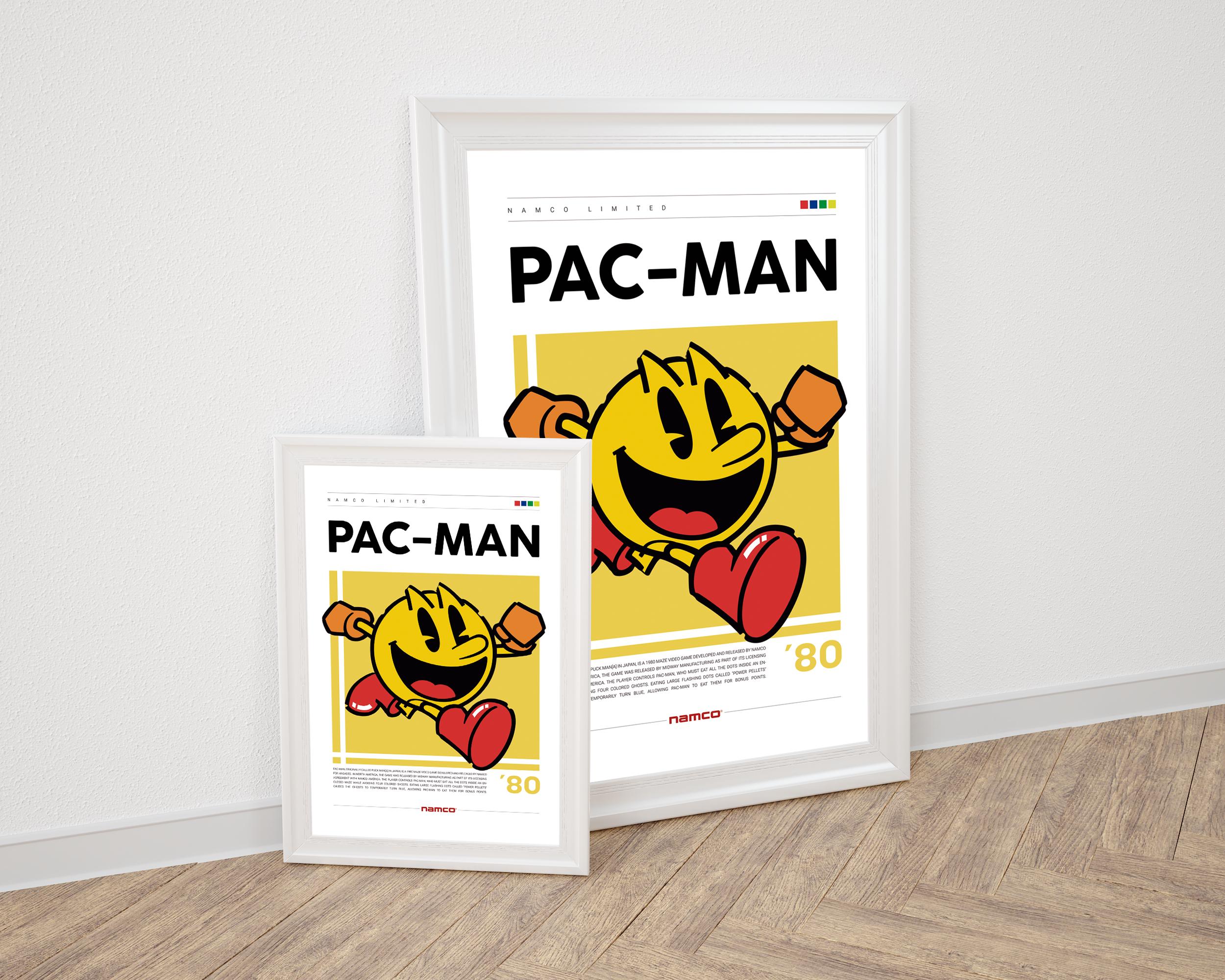 Pac-man Poster: Classic Arcade Game Illustration (digital Download