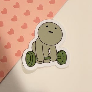 Cute Smiski Sticker | Waterproof | Handmade