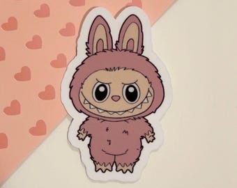 Lychee Berry Labubu Sticker | Waterproof | Handmade