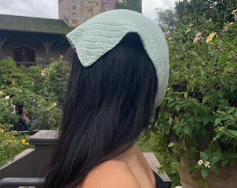 Patrón de pañuelo triangular para bufanda, crochet fácil de hacer para principiantes