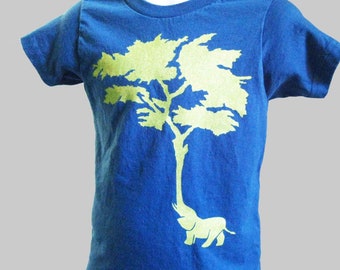 Elephant Tree Organic Kids T Shirt