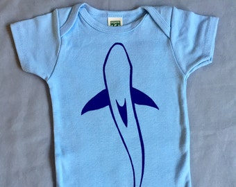 Remora Organic Blue Baby Bodysuit