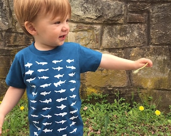 Sharks Organic Kids T Shirt