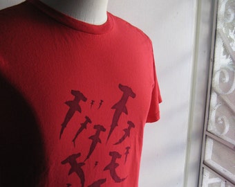 Red Hammerhead Sharks T Shirt