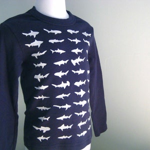 Kids Sharks Long Sleeved T Shirt image 3