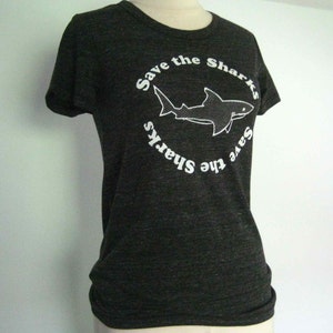 Save the Sharks Women's T shirt image 4