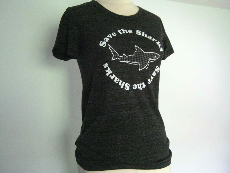 Save the Sharks Women's T shirt image 4