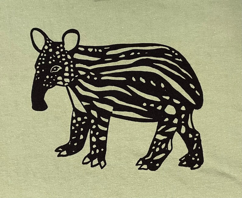 Baby Tapir Organic Kids T Shirt image 2