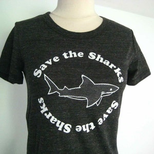 Save the Sharks Women's T shirt image 3