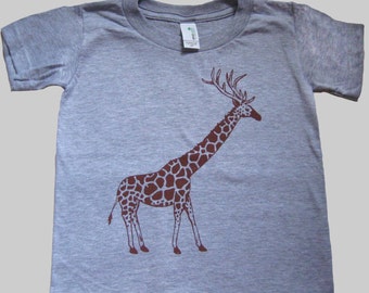 Toddler Giraffe T Shirt Organic