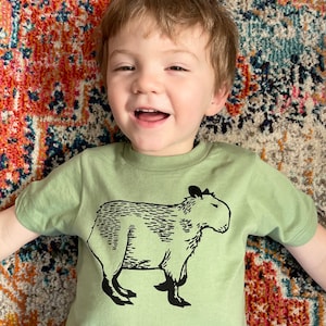 Capybara Organic Kids T Shirt