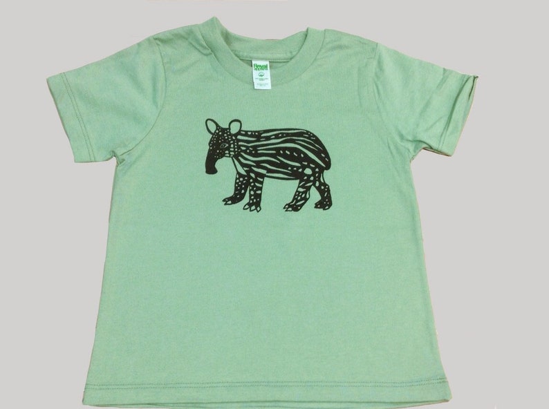 Baby Tapir Organic Kids T Shirt image 1