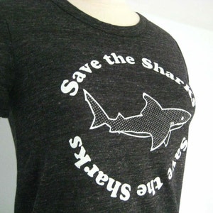 Save the Sharks Women's T shirt image 2