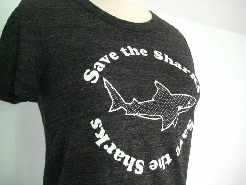 Save the Sharks Women's T shirt image 2