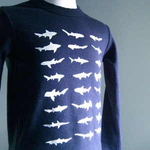 Kids Sharks Long Sleeved T Shirt image 4