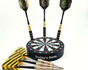 Dartboard Dart Holder – Personalized Darts Organizer, Game Room Decor