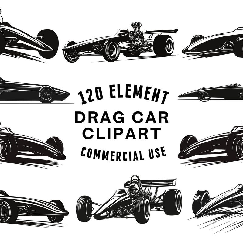 Drag Racing Svg - Etsy