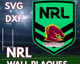 ALL 17 Teams NRL Plaque SVG File | Digital Download