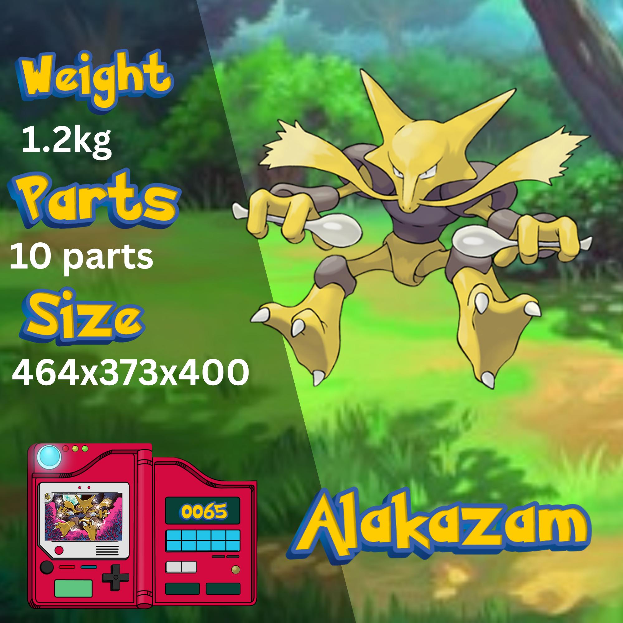 Alakazam STL – Pre-sliced 3D Print File for Bambu A1 | Easy