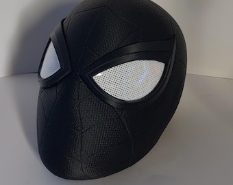 Black Spider-Man Helmet | Magnetic Lens & Back Panel