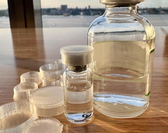 3D Printed Vial Caps: TPE Multi-Dose Vial Covers - Pack of 10