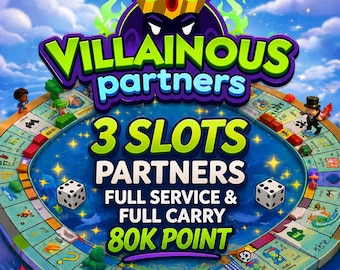 Monopoly Go! - Villainous Partners - [3 Slots] - Full Carry