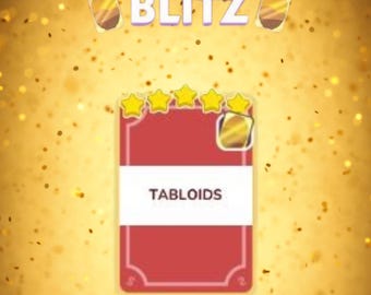 Golden Blitz Sticker  - Tabloids