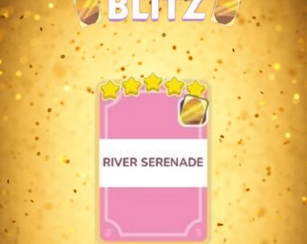 Golden Blitz Sticker  - River Serenade