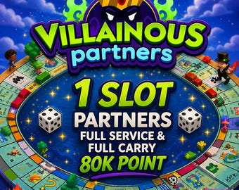 Monopoly Go! - Villainous Partners - [1 Slot] - Full Carry