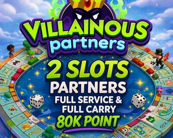 Monopoly Go! - Villainous Partners - [2 Slots] - Full Carry