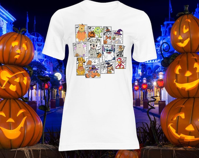 Disney Halloween Character Stamps
