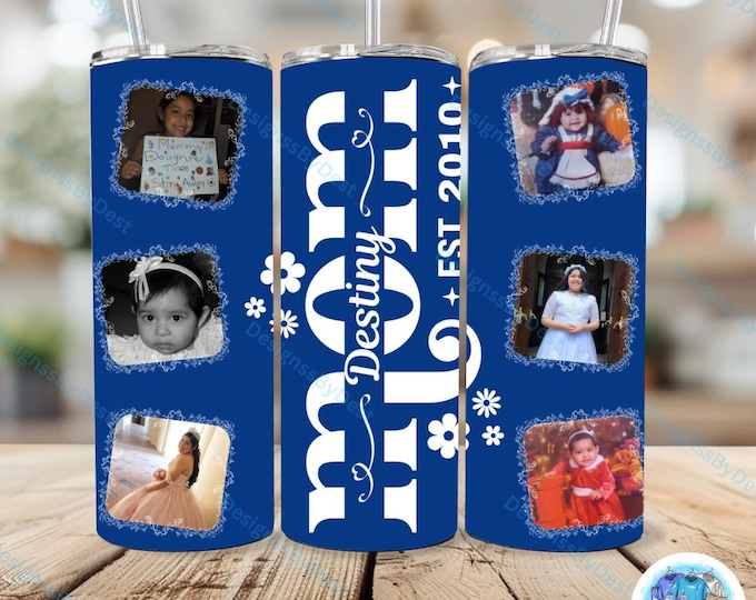 Mom 20oz Tumbler with Photos