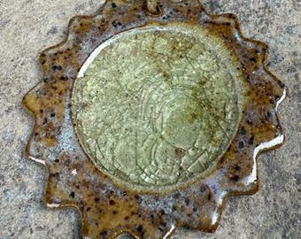 Ceramic Sun Ornament