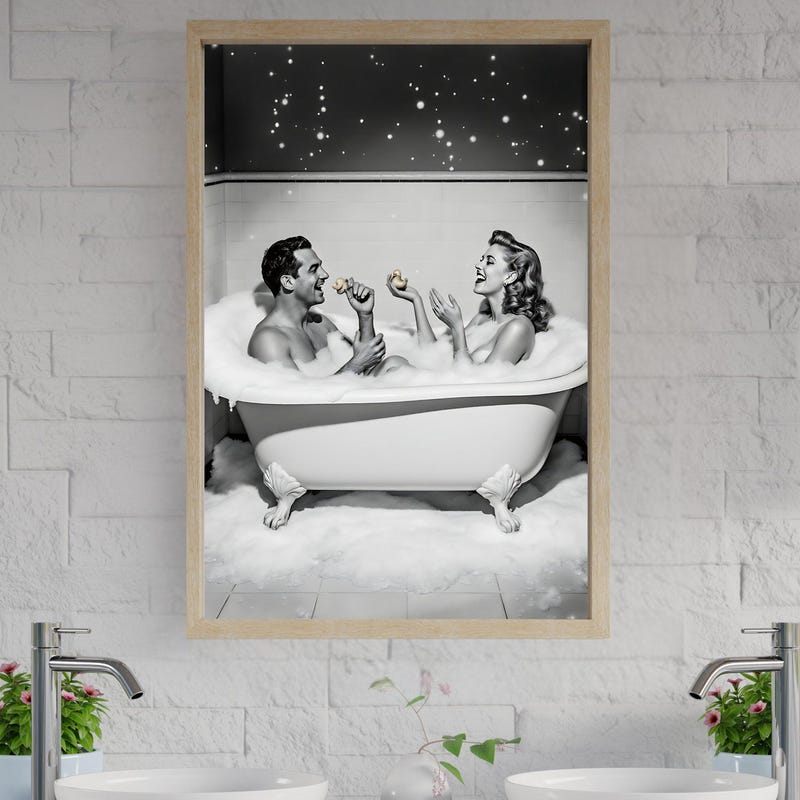 Retro Bathroom Decor - Etsy