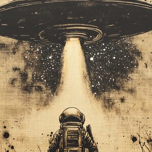 Carta espacial móvil Platillo volador