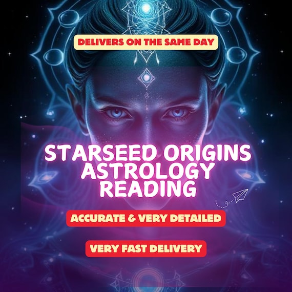Starseed Origin Reading, Deep Starseed Astrology Report, Galactic Past Life Insights & Star Family Connections, Cosmic Soul Blueprint