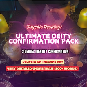 Ultimate Deity Confirmation Pack | Patron, Matron, Godspouse, Companion, Divine Messages, Spiritual Guidance, SAME DAY