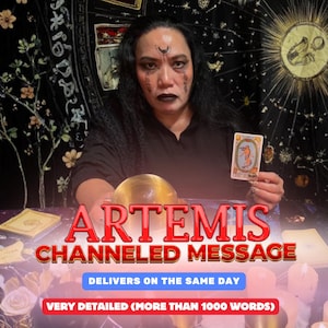 Channeled Message from Artemis, Personalized Guidance & Strength | Wisdom from the Greek Goddess of the Hunt, Moon and Independence
