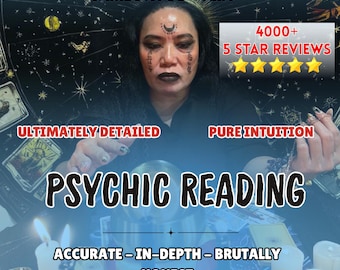 Psychic Reading, No Cards Future Insights, Medium Reading, Spiritual Guidance, SAME DAY