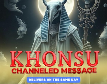 Channeled Message from Khonsu, Personalized Guidance & Timing, Wisdom from the Egyptian God of the Moon, Cycles and Spiritual Insight