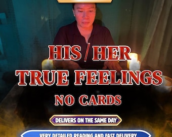 Exact THOUGHTS and Feelings, What Are Their Feelings, How Do They Feel, What is he/she thinking, Same Day, Digital PDF
