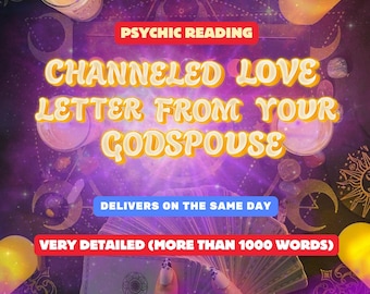 Channeled Love Letter from Your Godspouse, Divine Message, Sacred Bond, Devotion, Spiritual Connection, SAME DAY