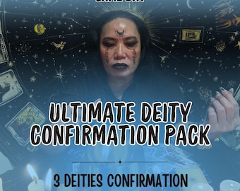Ultimate Deity Confirmation Pack | Patron, Matron, Godspouse, Companion, Divine Messages, Spiritual Guidance, SAME DAY